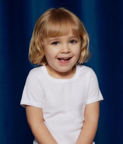 Lot de 2 tee-shirts blancs courtes petite fille