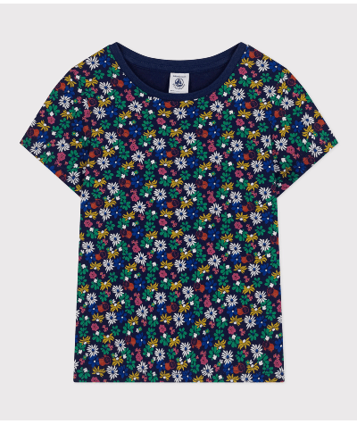 Tee-shirt imprimé en jersey léger enfant fille