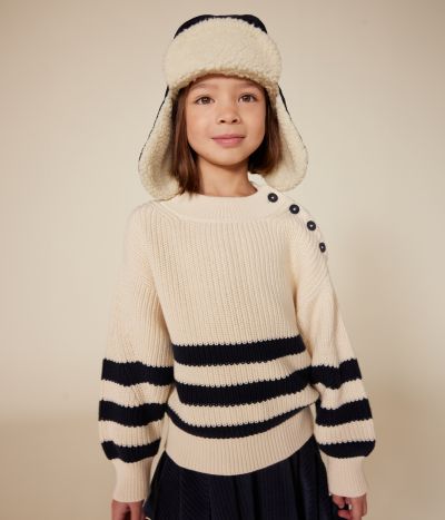 Pull en coton enfant fille
