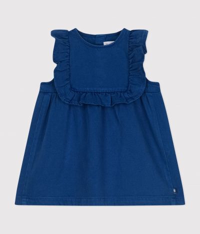 Robe sans manche en coton/lyocell bébé