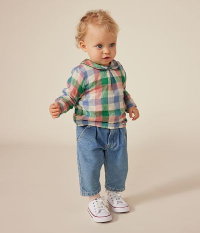 Blouse en gaze de coton bébé