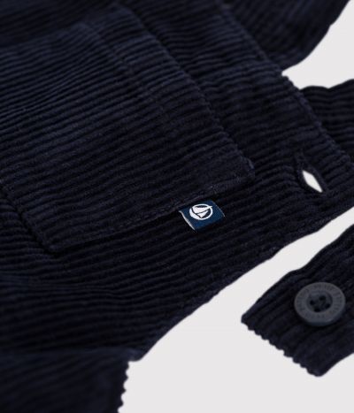 Salopette en velours bébé