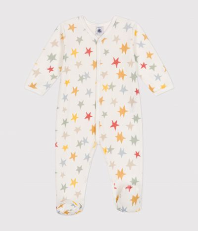 Pyjama en velours imprimé étoiles bébé