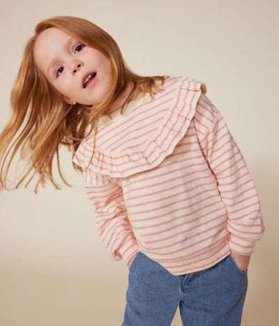 Sweatshirt en tubique enfant fille