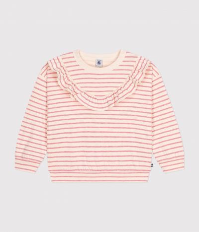 Sweatshirt en tubique enfant fille