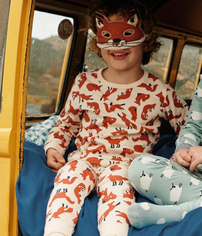 Pyjama déguisement renard en coton enfant