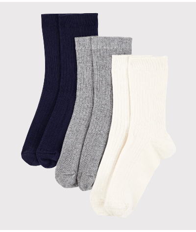 Lot de 3 paires de chaussettes garçon