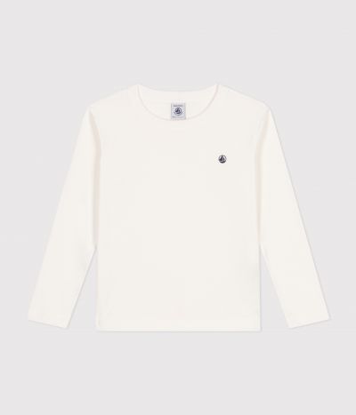 Tee-shirt manches longues en côte enfant fille / garçon