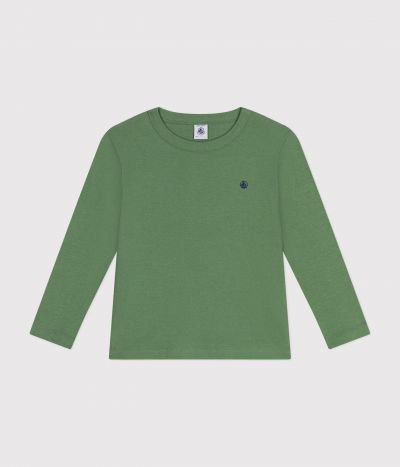 Tee-shirt manches longues en côte enfant fille / garçon