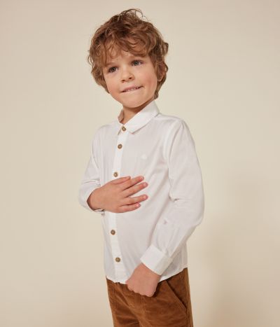 Chemise en popeline enfant garçon
