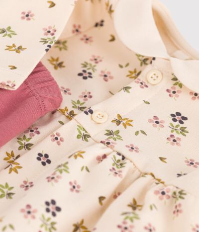 Robe et legging en coton bébé