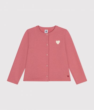 Cardigan en molleton enfant fille