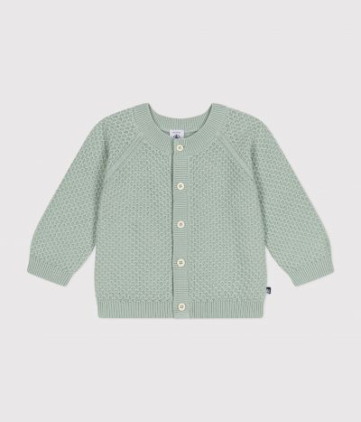 Cardigan en tricot de coton bébé