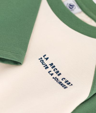 Tee-shirt manches longues en jersey fin enfant garçon