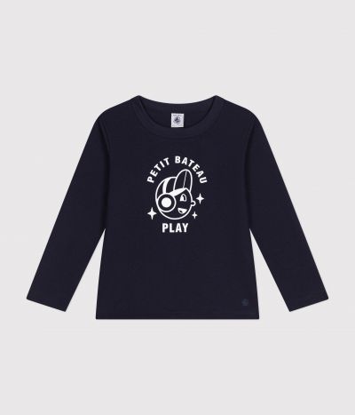 Tee-shirt manches longues en jersey fin enfant garçon