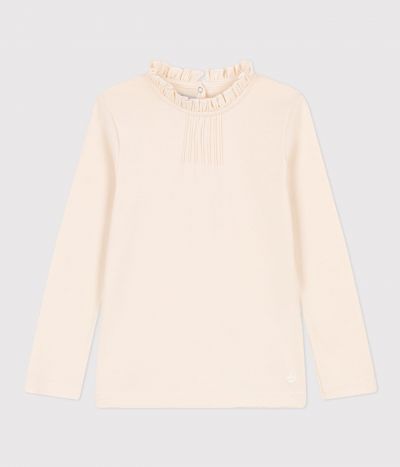 Tee-shirt manches longues en coton enfant fille