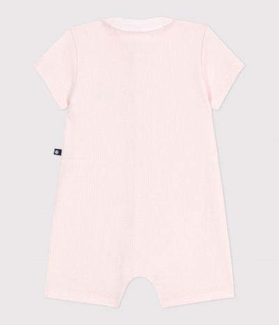 Combicourte bébé en coton et son col claudine