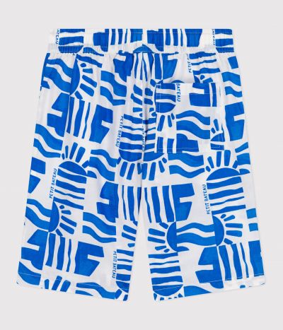 Bermuda short enfant en coton imprimé