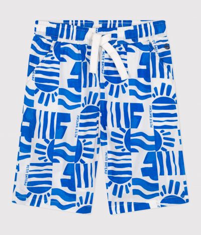 Bermuda short enfant en coton imprimé