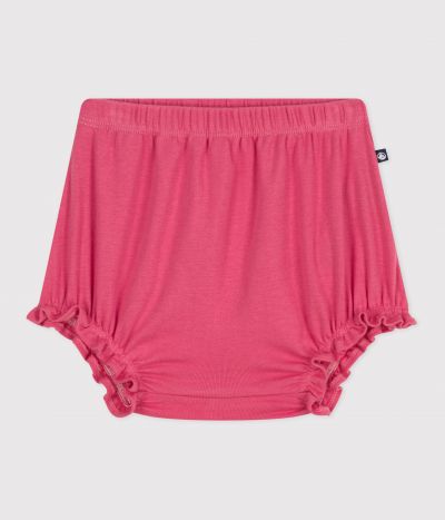 Bloomer bébé en coton uni