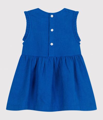 Robe bébé en lin sans manches