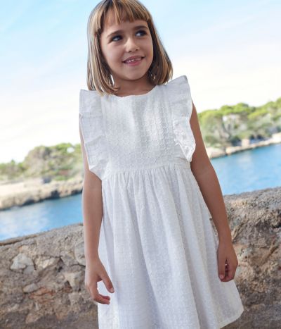 Robe sans manche enfant en coton