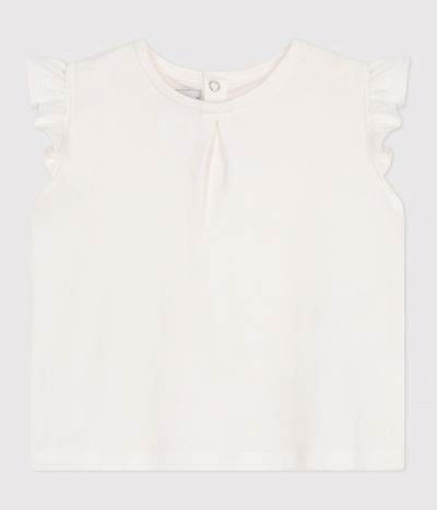 Blouse bébé en coton sans manches