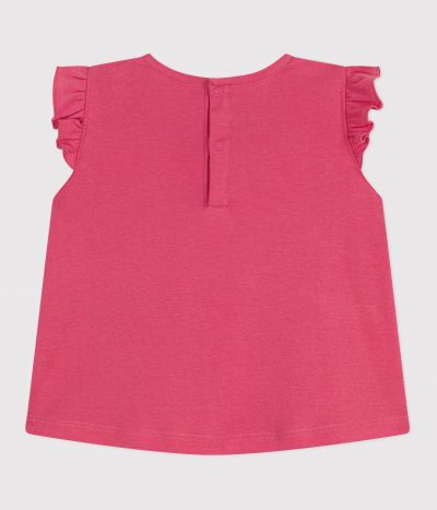 Blouse bébé en coton sans manches