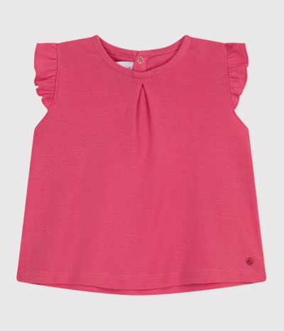 Blouse bébé en coton sans manches