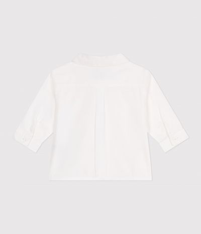 Chemise bébé en coton unie
