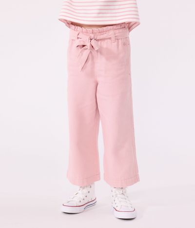 Pantalon enfant en mélange coton et lyocell.