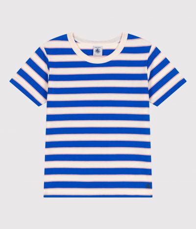 Teeshirt enfant en coton manches courtes à rayures
