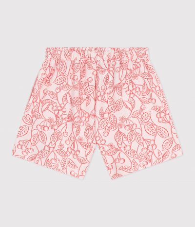 Short enfant en coton imprimé
