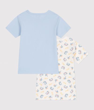Lot de 2 tee-shirts enfant en coton manches courtes imprimé vans