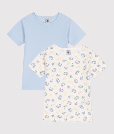 Lot de 2 tee-shirts enfant en coton manches courtes imprimé vans