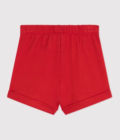 Short bébé en coton uni