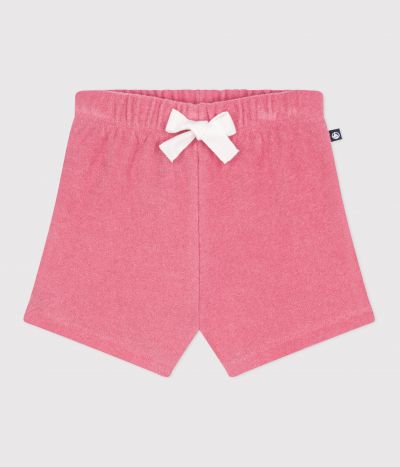 Short bébé en coton éponge