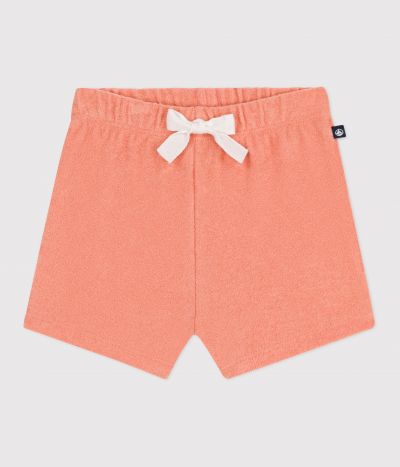 Short bébé en coton éponge