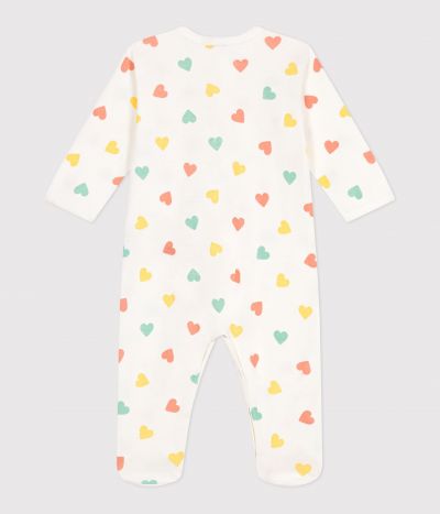 Pyjama bébé en coton cœurs