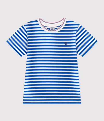 Teeshirt enfant en coton manches courtes à rayures