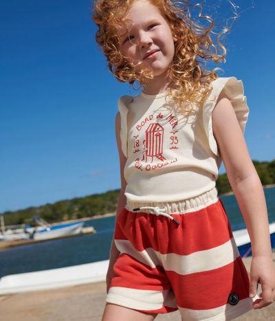 Teeshirt enfant en coton manches courtes imprimé