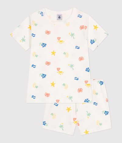 Pyjama court enfant en coton  imprimé