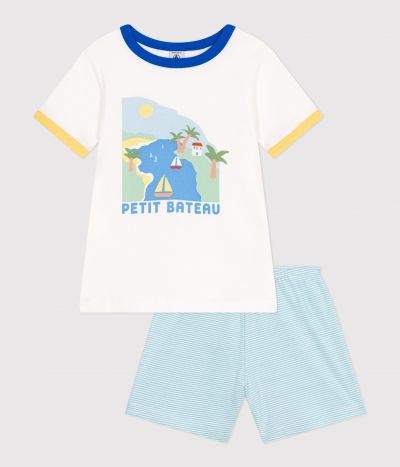 Pyjama court enfant en coton