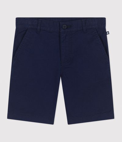 Bermuda short enfant en coton uni