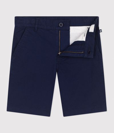 Bermuda short enfant en coton uni