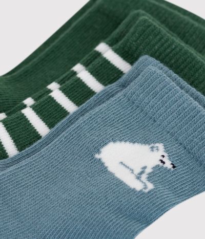 3 paires de chaussettes bébé en coton