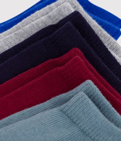5 paires de chaussettes bébé unies en coton