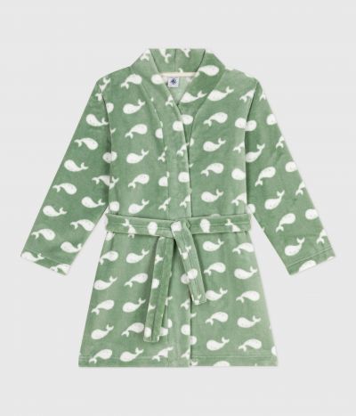 Robe de chambre enfant en polaire imprimé