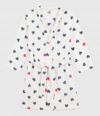 Robe de chambre enfant en polaire imprimé