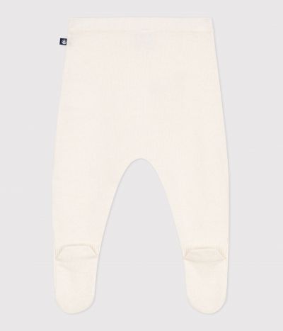 Pantalon bébé en tricot laine et coton